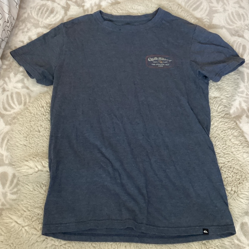 Quiksilver Heathered Blue Men's Tee